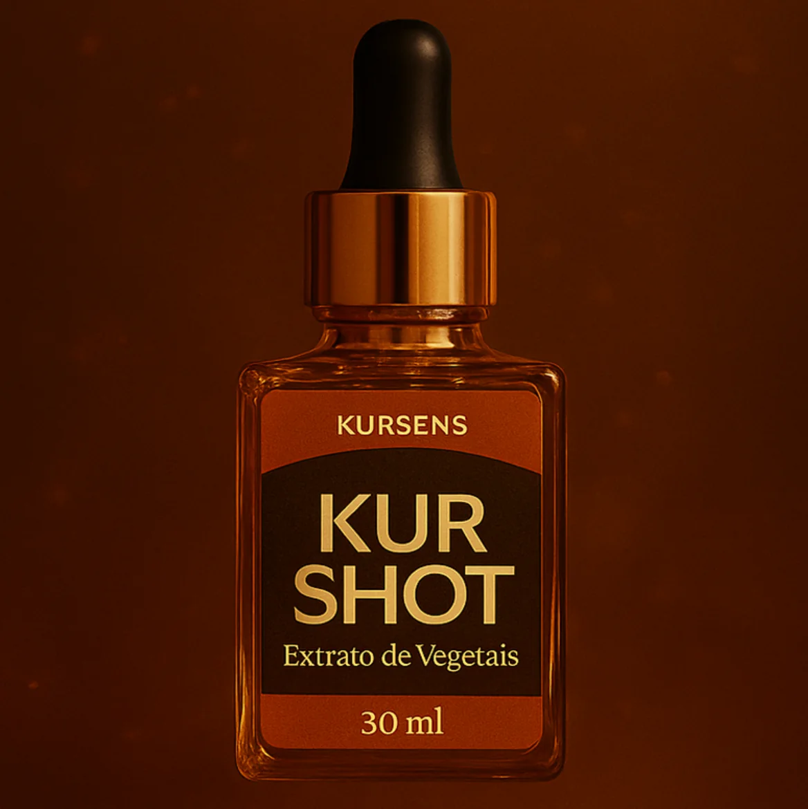 Frasco âmbar Kur Shot de 30 ml